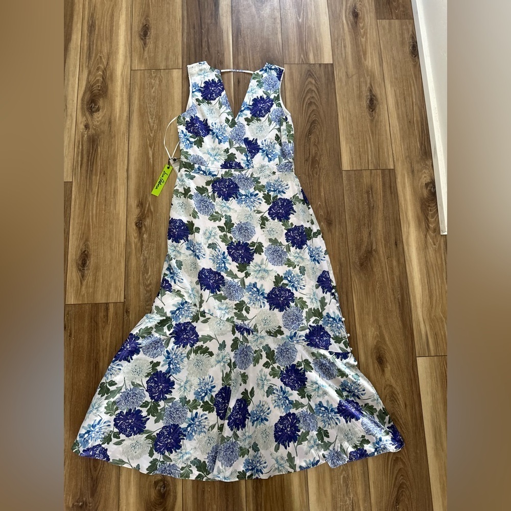 Sam Edelman womens floral print midi Dress size 8 NWT - Picture 8 of 8